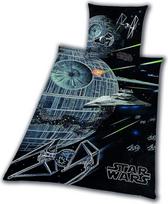 Žvaigždžių karai 8 Mirties žvaigždė Rey Finn Tico Yoda Lovos patalynė lygus 135 x 200 cm