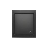 Perjungiklis, 1 kl., virštinkinis, juodas, IP44, Kontakt Simon, Aquaclick, ACW6/49
