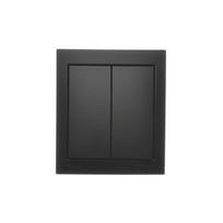Jungiklis, 2 kl., virštinkinis, juodas, IP44, Kontakt Simon, Aquaclick, ACW5/49