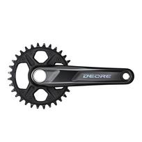 Priekinis žvaigždžių blokas Shimano DEORE M6100 // 1x12 pav., 32T, 175 mm