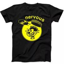 Nervous Records Hip Hop House Muzika Juokingi Geriausi Marškinėliai XL