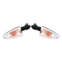 Posūkių žibintai Viena pora LED motociklų posūkių signalai 12V krypties indikatoriaus lemputė motociklui įvairiaspalvis