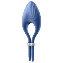 Satisfyer Duelist - vibruojantis penio žiedas - įkraunamas - mėlynas