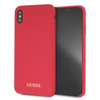 GUESS GUHCI65LSGLRE iPhone Xs Max red / red hard case Silicone