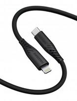 Swissten Soft Silicone USB-C to Lightning 30W Data and Charging Cable, 0.4m