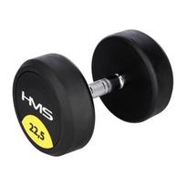 HMS HMS HG PRO rubberized dumbbell 1 x 22.5 kg.