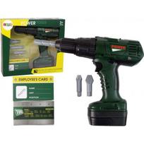 LEAN Toys LeanToys DIY žalias akumuliatorinis gręžtuvas