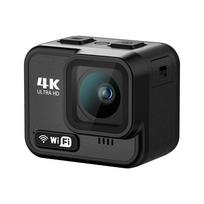 4K Mini Sportinė Kamera WiFi Veiksmo Kamera su 2.1 Colio Jutikliniu Ekrano Valdymu 170 laipsnių Plataus Kampo Objektyvas juoda