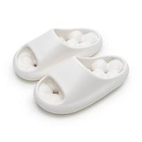 Vasaros neslystantys masažuojantys padai, vidaus sandalai vyrams ir moterims 36/37 (fits 35/36) balta