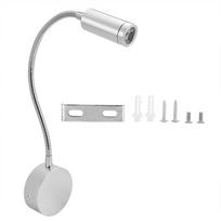 1W Lanksti LED Sieninė Lempa Reguliuojama Sieninė Naktinė Lempa Skaitymo Lempa Miegamajam 85V-265V
