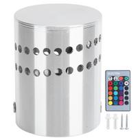3W RGB spiralinis LED sieninis šviestuvas lubų lempa nuotolinio valdymo sieninis šviestuvas prieškambariui AC 85-265V