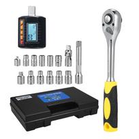 ENT-340 Digital Torque Meter Set Wrench Torque Tester 12'' Drive Torque Gauge with Sound Light ENT-340 juoda