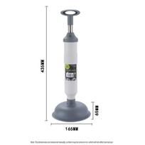 Aukšto slėgio rankinis tualeto ir kanalizacijos valymo įrankis Toilet Plunger pilka spalva
