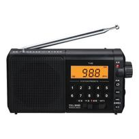Nešiojamas DSP radijas FM AM SW jautrus SDR imtuvas, LCD ekranas-naujienos, sportas, muzika, senovinio radijo derinimas pagyvenusiems žmonėms juoda