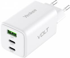 YENKEE YAC G65 WH VOLT USB C 65W 3A Power Delivery