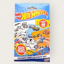 HOT WHEELS Lipdukų veiklos rinkinys / pakuotėje