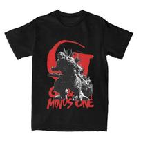Men's Godzilla Minus One High Street Heavyweight 100% Cotton T-shirt, Round Neck, Short Sleeve S juoda