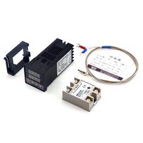 REX-C100FK02-V*DN intelektualaus temperatūros reguliatoriaus SSR išvestis + SSR-25 DA +M6 1M kabelis 3vnt. 1 set
