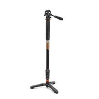 3 Legged Thing Punks Trent 2.0 Monopod Kit w/DOCZ2 Foot Stabilizer Blk w/Slate Grey Copper