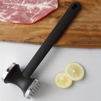 Heavy-Duty Stainless Steel Meat Tenderizer Hammer, Manual Muscle Meat Tenderizer Tool, No Electricity Needed, Kitchen Accessory for Home & Outdoor Use 1pc juoda