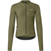 GripGrab PACR LS vyriški marškinėliai | Olive Green