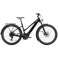 Specialized Turbo Vado 4.0 Step-Through elektrinis dviratis | Gloss Castblack - Satin Silver Reflective