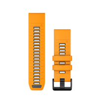 Garmin QuickFit® 26 silikoninė laikrodžio apyrankė | Spark Orange - Graphite