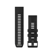 Garmin QuickFit® 26 silikoninė laikrodžio apyrankė | Black - Pebble Gray