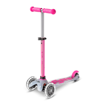 Mini Micro Deluxe Flux Neochrome LED paspirtukas | Pink