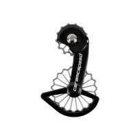 CeramicSpeed 3D Printed Ti OSPW Shimano 9100 Oversized galinio perjungėjo kojelė su ratukais | Coated | Titanium