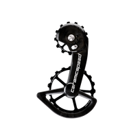 CeramicSpeed OSPW X GRX810/815 + RX800/805 Oversized galinio perjungėjo kojelė su ratukais | Coated | Black