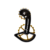 CeramicSpeed OSPW X GRX810/815 + RX800/805 Oversized galinio perjungėjo kojelė su ratukais | Coated | Gold