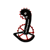 CeramicSpeed OSPW X GRX810/815 + RX800/805 Oversized galinio perjungėjo kojelė su ratukais | Coated | Red