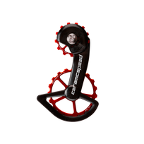 CeramicSpeed OSPW Shimano 9100/9150/8000SS/8050SS Oversized galinio perjungėjo kojelė su ratukais | Standard | Red