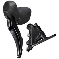 Shimano GRX ST-RX400 stabdžių/pavarų perjungimo rankenėlė su BR-RX400 suportu | 2-speed | Left | Front
