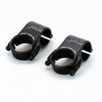 Deda Parabolica/Fastblack 2 Ø31.6mm aerobarų spaustukai, 2 vnt - Black