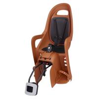Polisport Groovy RS Plus vaikiška kėdutė dviračiui ant rėmo | Caramel Brown  - Black