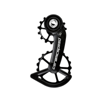 CeramicSpeed OSPW SRAM Red/Force AXS Oversized galinio perjungėjo kojelė su ratukais | Standard | Black