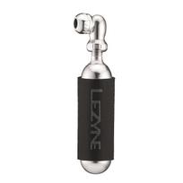 Lezyne Twin Speed Drive CO2 pompa su suspausto oro balionėliu 25 g | Gloss Silver
