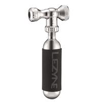 Lezyne Control Drive CO2 pompa su suspausto oro balionėliu 16 g | Gloss Silver