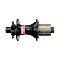 Novatec D462SB-SL-B12-S3S-11S galinio rato stebulė | 6-Bolt | 9/10/11-speed | 12x148 mm | Black-Red, 32H