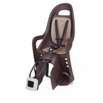 Polisport Groovy RS+ vaikiška kėdutė dviračiui ant rėmo | Dark Brown