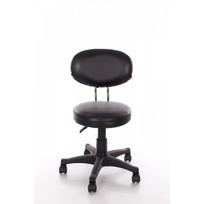 Kosmetologinė meistro kėdutė Round 3 (Black)
