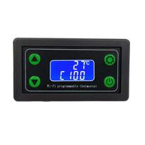 ZFX-WT01 WIFI Nuotolinis Aukštos Temperatūros Skaitmeninis Termostatas K tipo Termopora Aukštos Temperatūros juoda