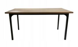 Stalas Vita, 140x80x75 cm, rudas/juodas