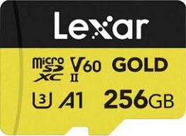 Lexar atm.korta microSD 256GB SDXC Gold R280/W180 (V60)