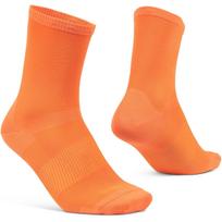 GripGrab Lightweight Airflow kojinės | Orange Hi-Vis