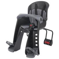 Polisport Bilby Junior FF vaikiška kėdutė dviračiui ant rėmo | Black - Dark Grey