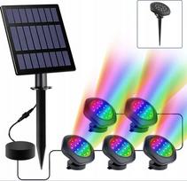 Saulės LED sodo šviestuvas S5403 RGB (5 x 1W) IP68