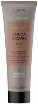 Dažanti kaukė plaukams LAKME Teknia Color Refresh Cocoa Brown Mask LAK44222, rudos spalvos, 250 ml